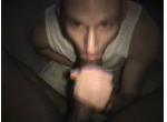 white guy sucks big black cock