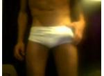 playing in front of the webcam